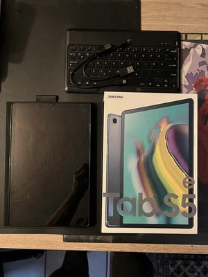 Samsung Galaxy Tab S5e 64 GB, WLAN + 4G (Vodafone), 10,5 Zoll - Silber - Bild 1 von 4