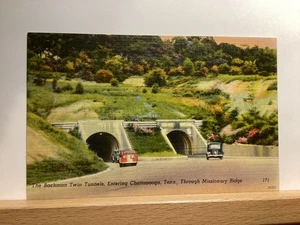 Bachman Twin Tunnels: Chattanooga, TN: - Vintage Postcard - Picture 1 of 3