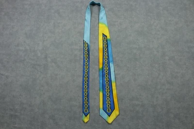 Rush Limbaugh No Boundaries Hombres Corbata de Seda Padre Hijo Conjunto Cadena Azul Amarilla Foto 1 de 4