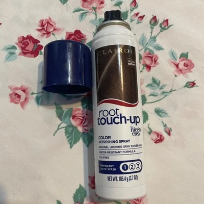 Clairol Root Touch Up Color Refreshing Spray MEDIUM BROWN 3.7 Retired HTF Read - Image 1 of 4