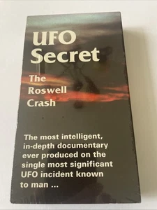 VHS UFO SECRET The ROSWELL CRASH 1994 Documentary HTF Rare Official Horror - Picture 1 of 6