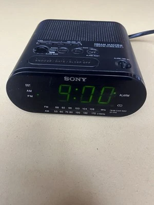 Sony Dream Machine Clock Radio - Black (ICFC218) - Image 1 of 3