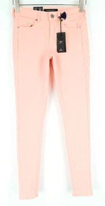 MAISON SCOTCH La Bohemienne Womens Trousers W26 Pink Skinny Cotton Stretchy - Picture 1 of 10