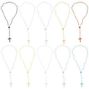  20 Stück Kreuz-Halskette, Schlüsselbeinketten, leuchtet im Dunkeln, - Picture 1 of 18