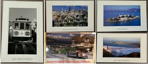 5 LOT. Jesse Kalisher art photo, San Francisco HYDE Cable Car, signed,  + OTHERS - Picture 1 of 18