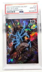 2021 Star Wars Galaxy Fall of a Jedi Mace Windu Atomic /150 PSA 10 - Picture 1 of 2