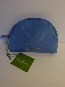 Vera Bradley Preppy Poly Mini Kosmetiktasche in Himmelblau Neu mit Etikett - Bild 1 von 4