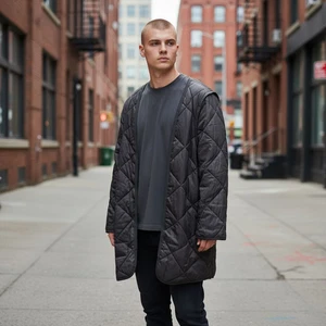 Vintage Canadian Trench Coat Liner, Men's S-L - Picture 1 of 4