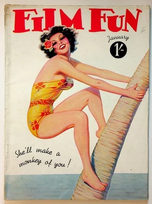 Film Fun UK Edition Jan 1935 VG - Image 1 of 3