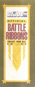 1987 GI Joe Official BATTLE RIBBONS GUIDE insert booklet paper manual JTC P575 - Bild 1 von 3