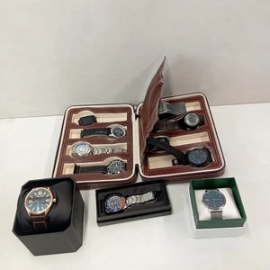 Lote de trabajo relojes para hombre marcas mixtas sin probar de liquidación de casa repuestos reparaciones - Imagen 1 de 6