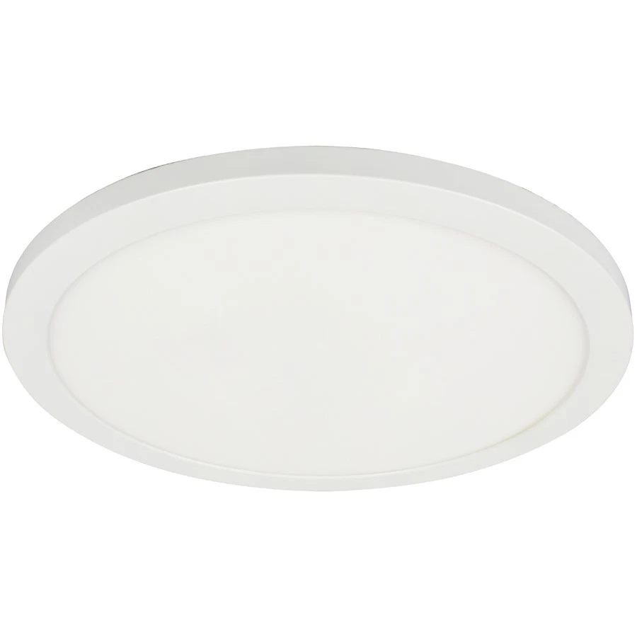 Dainolite Franchesa 1 Light 16" Flush Mount, White/White - FCA-1630LEDFH-MW - Image 1 of 1