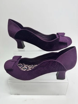 Ruby Shoo Purple Suede Court Shoes Size 9 - Image 1 of 4