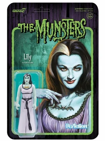 Super 7 ReAction The Munsters Lily Munster 3.75 Inch Action Figure New In Stock Cover