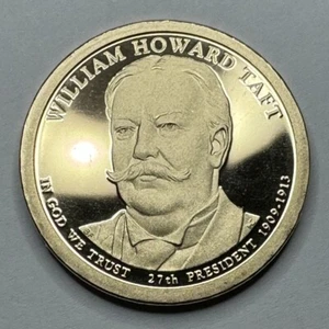 2013-S William Howard Taft PROOF Presidential $1 Dollar Coin. Very Shiny!! - Picture 1 of 10