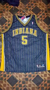 IMPRESIONANTE Auténtica Camiseta deportiva de carretera de los Indiana Pacers 1999 JALEN ROSE Reebok 56 (3X) Nueva con etiquetas - Imagen 1 de 8