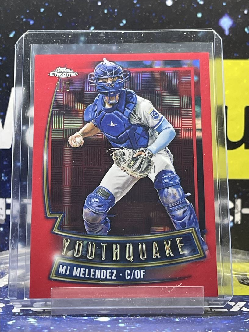 2023 Topps Chrome Youthquake Red Refractor MJ Melendez 1/5 WHC421