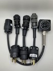 Welding Remote,  Miller 14 pin, Lincoln 6 pin, and Red-D-Arc 3 pin adapters.