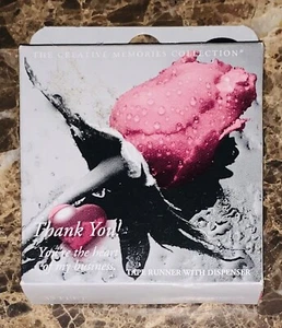 The Creative Memories Collection: Corredor de cinta con dispensador “¡Gracias!” Nuevo en caja - Imagen 1 de 2