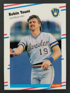 Robin Yount 1988 Fleer Baseball Card #178 (NM) - Picture 1 of 2