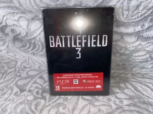 Battlefield 3 - Preorder Steelbook Edition NEW & SEALED - Picture 1 of 6