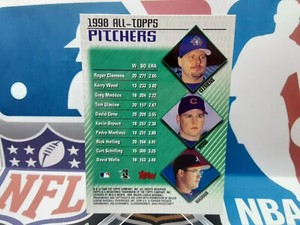 ⚾️1999 Topps All-Topps Mystery Finest Covered Clemens/Wood/Maddux