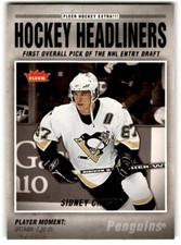 2006-07 Fleer Hockey Headliners Sidney Crosby #HL15 Pittsburgh Penguins