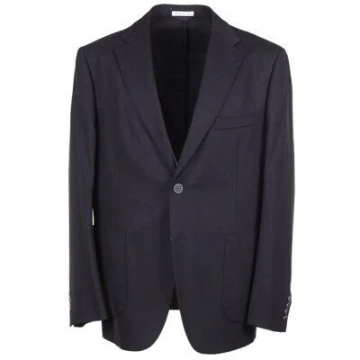 Abrigo deportivo de viaje Belvest negro tejido de lana fresca ajustado 46R (UE 56) $1995 Foto 1 de 4