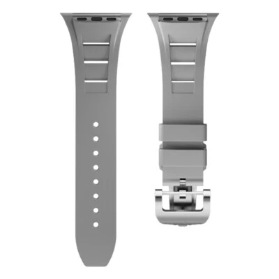 Correa de silicona suave para Apple Watch Ultra3 49 mm correa deportiva serie 11 10 9 876SE Foto 1 de 4