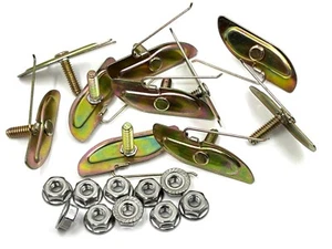 10 clips de moldura para guardabarros de puerta con tuercas para moldura de 1-1/2" para Ford SSFL - Imagen 1 de 3