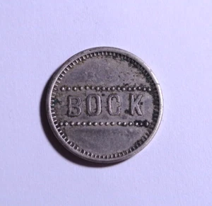 BOCK Unlisted Good For 5 in Trade Merchant Token - Nickel Alloy - Picture 1 of 2