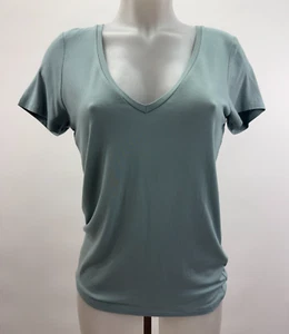 Majestic Filatures Soft Touch SS Green V-Neck T-Shirt SZ 4/XL NWT $132 - Picture 1 of 3