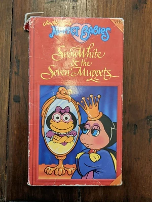 📼MUPPET BABIES Snow White & The Seven Muppets RareVHS 1989  Henson/McDonalds  - Image 1 of 4