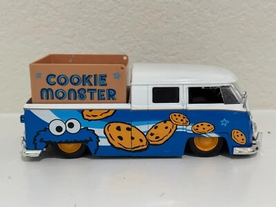 Volkswagen Cookie Monster Truck Diecast 1:24 de Jada Toys Plaza Sésamo 2020 Foto 1 de 4