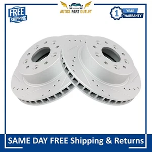 New Front Brake Rotor Set For 1965-1982 Chevy Corvette - Foto 1 di 6