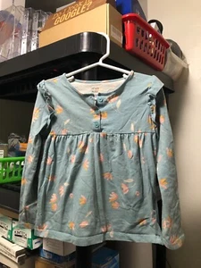 Carters Mädchen Langarmshirt Größe 5T - Bild 1 von 3