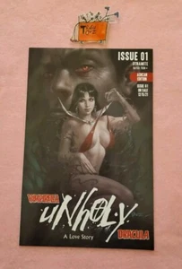 VAMPIRELLA/DRACULA UNHOLY A LOVE STORY #1 (2021) ASH CAN DYNAMITE COMIC VF/NM - Picture 1 of 10