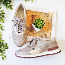 agl perforated platform sneaker