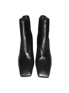 Miista Women's Black Beta Napa Leather Ankle Boots Size 10.5 New without a Box - Picture 1 of 9