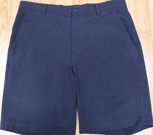 FOOTJOY Mens POLY/SPANDEX GOLF SHORTS NAVY BLUE Sz 36 - Picture 1 of 3