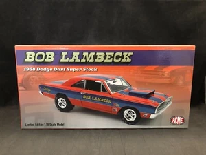 ACME 1:18 Scale Bob Lambeck 1968 Dodge Dart Super Stock Diecast A1806411 - Picture 1 of 10