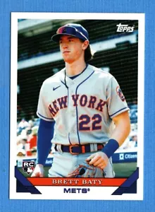 2023 Topps Throwback Thursday #35 Brett Baty Mets de Nueva York 1126 - Imagen 1 de 1