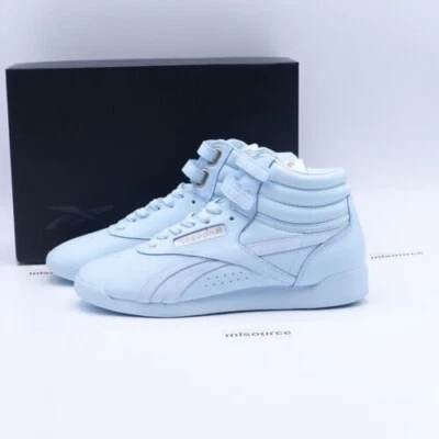 Women's Reebok Freestyle hi Cardi B Freestyle Hi Sneakers GV6615 Glass Blue - Image 1 of 4