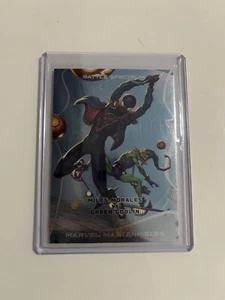 2022 Skybox Marvel Masterpieces Miles Morales Vs. Green Goblin Battle Spectrum - Picture 1 of 2