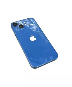 Original iPhone 13 Gehäuse Rückseite Glas Akkudeckel Mit Teilen Blau - Picture 1 of 2