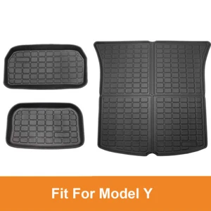 Big Sale Cargo Mat Front Rear Trunk Toolbox Tray Mat Set For Tesla Model Y 21-24 - Picture 1 of 9