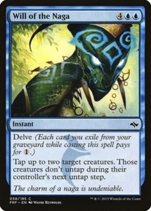 WILL OF THE NAGA X 4 N/M- FATE REFORGED MAGIC THE GATHERING - Picture 1 of 1
