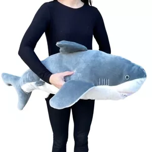 Great White Shark JUMBO EXTRA LARGE soft plush toy 30"/76cm WILD REPUBLIC -NEW - Bild 1 von 3
