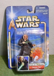STAR WARS CARDED SAGA ATAQUE DE LOS CLONES AOTC SAESEE TIIN JEDI MASTER * - Imagen 1 de 1
