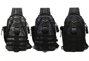 Mochila de pesca señuelo para hombre deportes al aire libre mochila de viaje de un solo hombro - Imagen 1 de 28